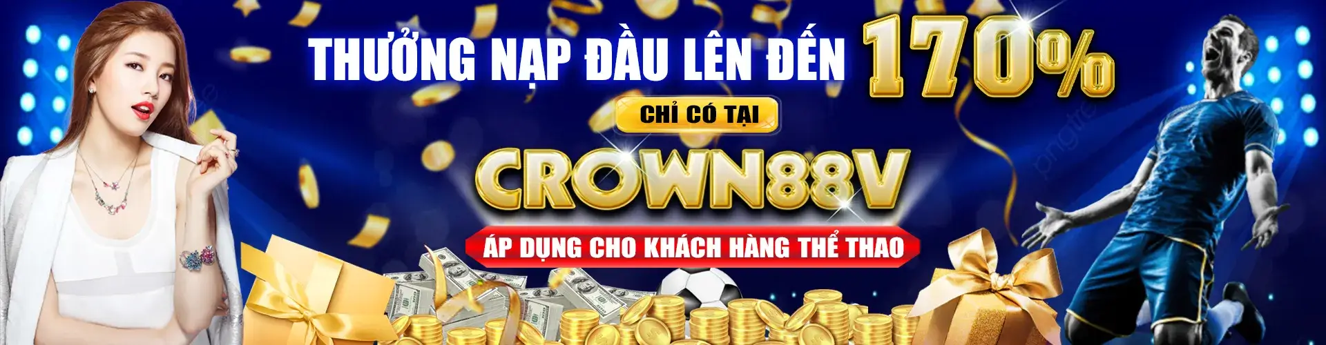 Khuyến mãi nạp đầu hấp dẫn tại nhà cái Crown88