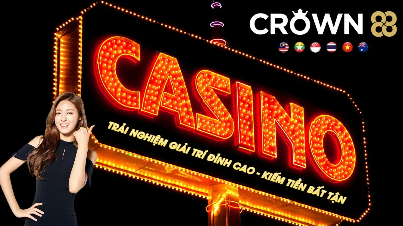 Giới thiệu sảnh Casino Crown88