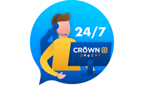 Liên hệ chăm sóc khách hàng crown88 qua hotline