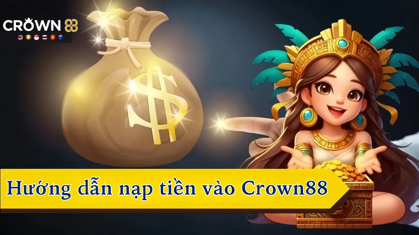 Hướng dẫn nạp tiền nhà cái crown88